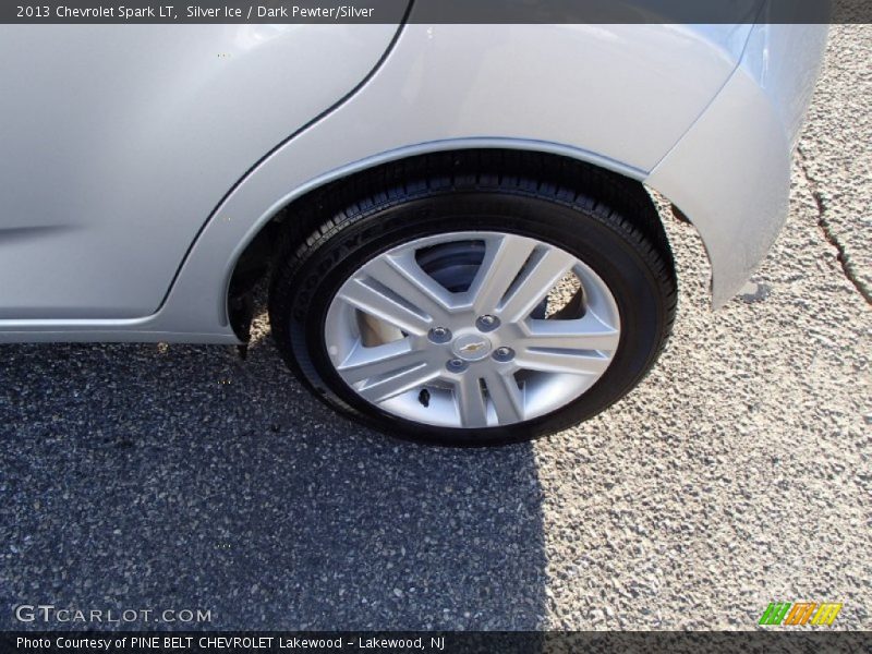Silver Ice / Dark Pewter/Silver 2013 Chevrolet Spark LT
