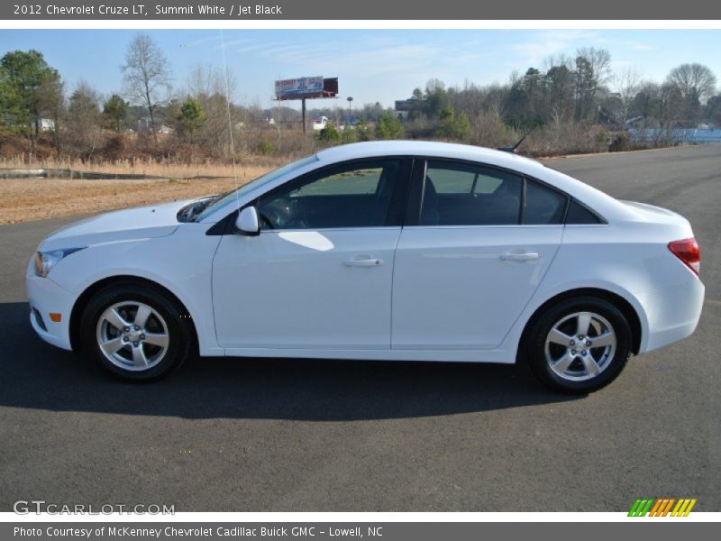 Summit White / Jet Black 2012 Chevrolet Cruze LT