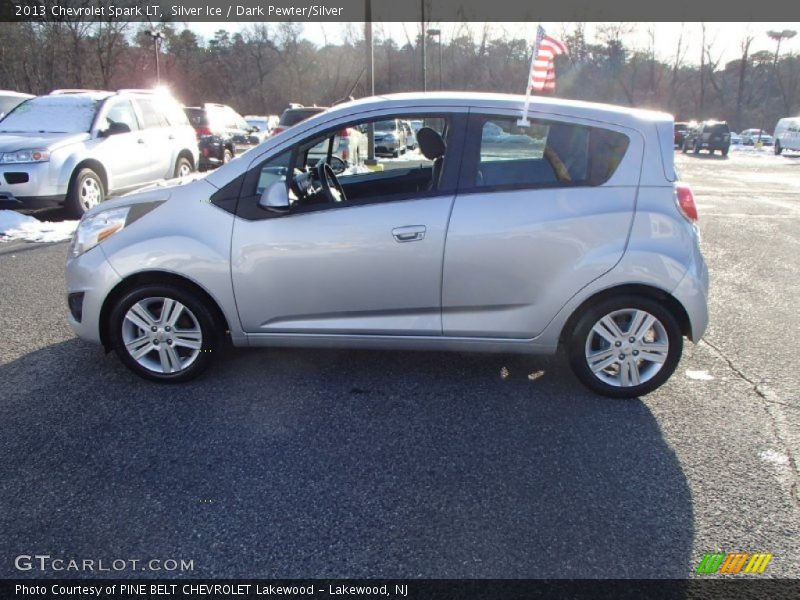Silver Ice / Dark Pewter/Silver 2013 Chevrolet Spark LT