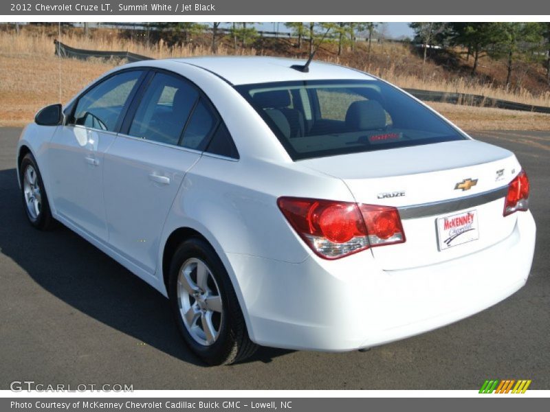 Summit White / Jet Black 2012 Chevrolet Cruze LT