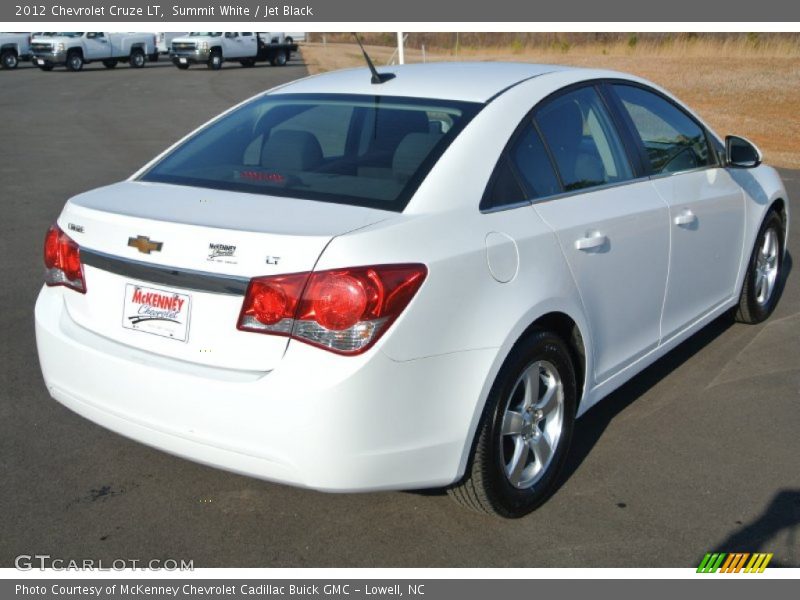 Summit White / Jet Black 2012 Chevrolet Cruze LT