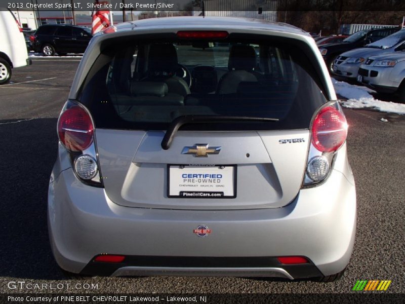Silver Ice / Dark Pewter/Silver 2013 Chevrolet Spark LT