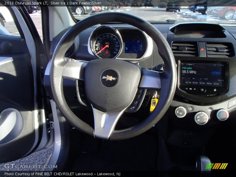 Silver Ice / Dark Pewter/Silver 2013 Chevrolet Spark LT