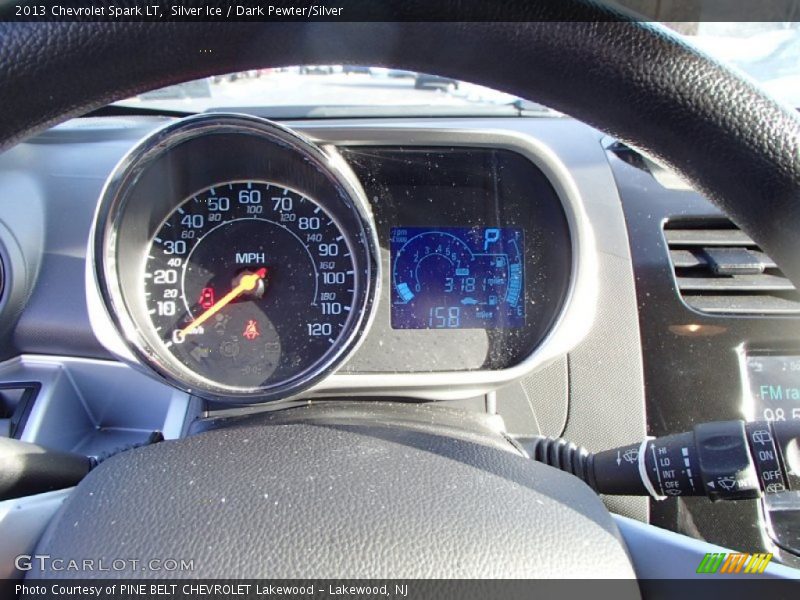 Silver Ice / Dark Pewter/Silver 2013 Chevrolet Spark LT