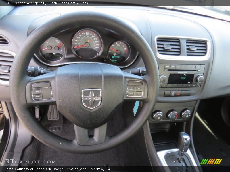 Black Clear Coat / Black 2014 Dodge Avenger SE