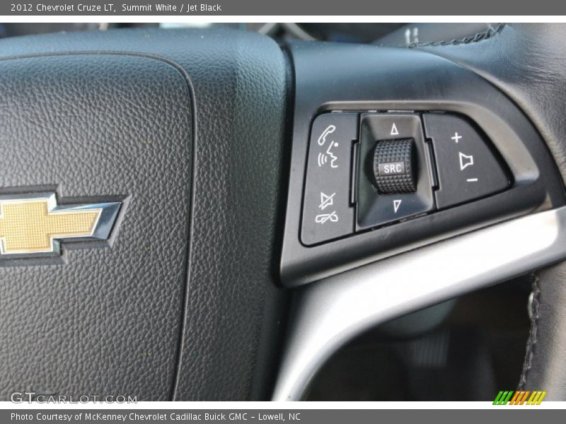 Summit White / Jet Black 2012 Chevrolet Cruze LT