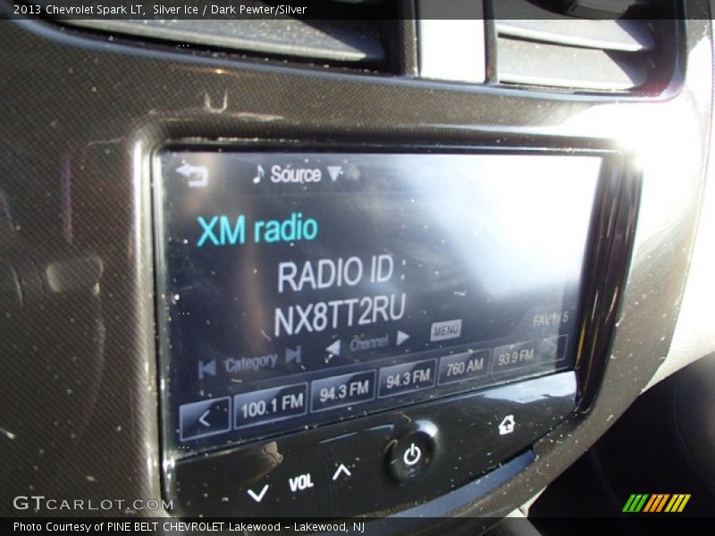 Silver Ice / Dark Pewter/Silver 2013 Chevrolet Spark LT