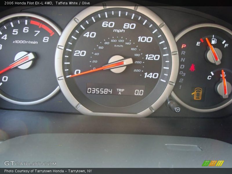 Taffeta White / Olive 2006 Honda Pilot EX-L 4WD