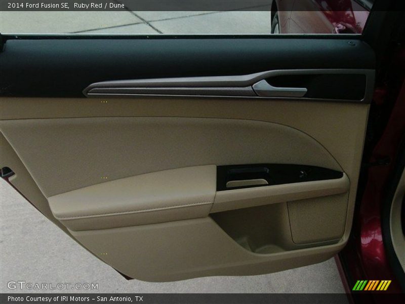 Ruby Red / Dune 2014 Ford Fusion SE