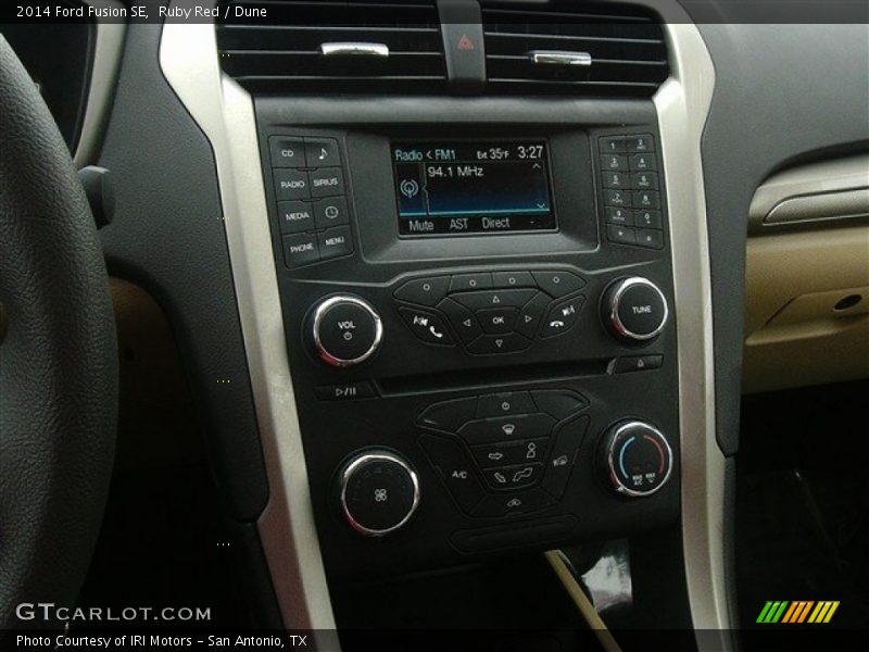 Ruby Red / Dune 2014 Ford Fusion SE