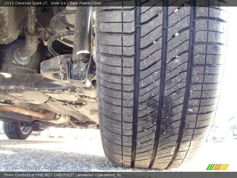 Silver Ice / Dark Pewter/Silver 2013 Chevrolet Spark LT