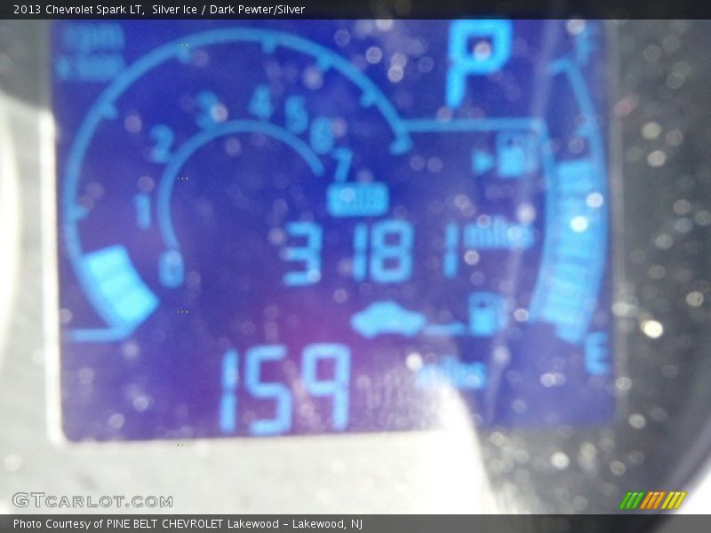 Silver Ice / Dark Pewter/Silver 2013 Chevrolet Spark LT