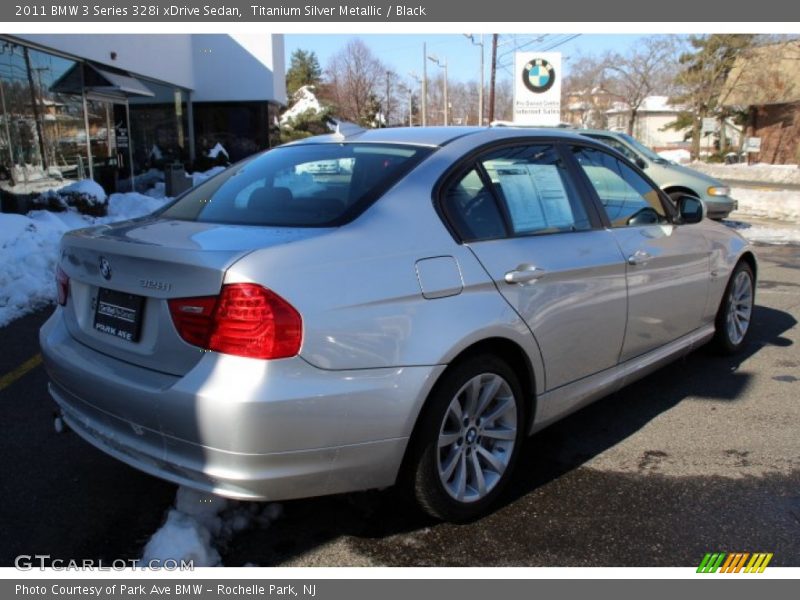 Titanium Silver Metallic / Black 2011 BMW 3 Series 328i xDrive Sedan