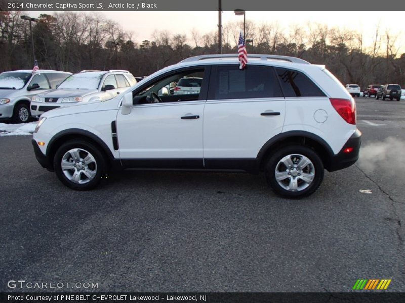 Arctic Ice / Black 2014 Chevrolet Captiva Sport LS