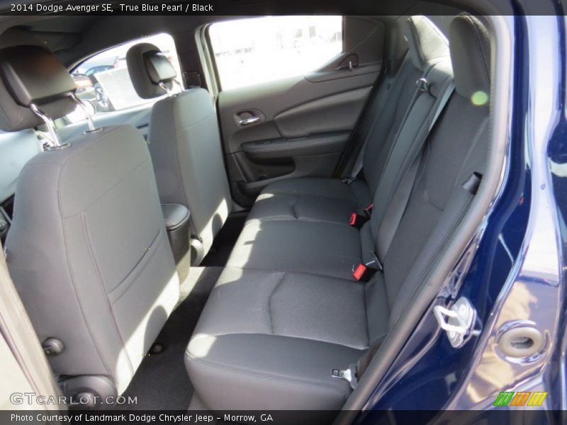 True Blue Pearl / Black 2014 Dodge Avenger SE