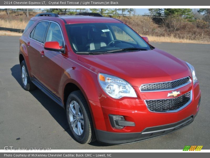Crystal Red Tintcoat / Light Titanium/Jet Black 2014 Chevrolet Equinox LT