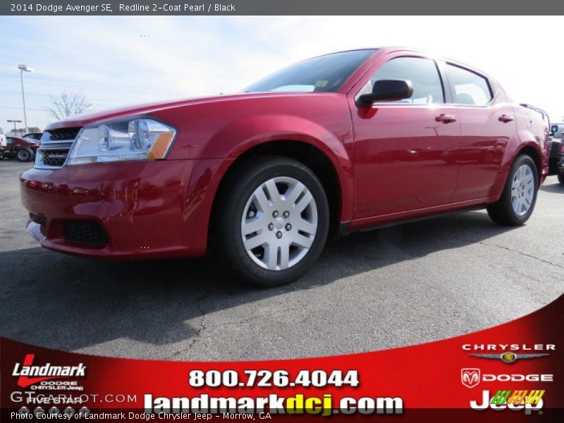 Redline 2-Coat Pearl / Black 2014 Dodge Avenger SE