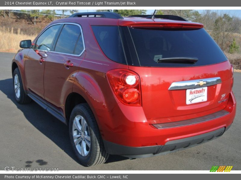 Crystal Red Tintcoat / Light Titanium/Jet Black 2014 Chevrolet Equinox LT