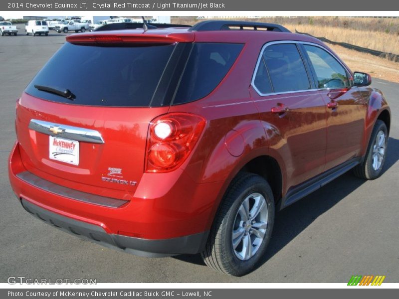 Crystal Red Tintcoat / Light Titanium/Jet Black 2014 Chevrolet Equinox LT