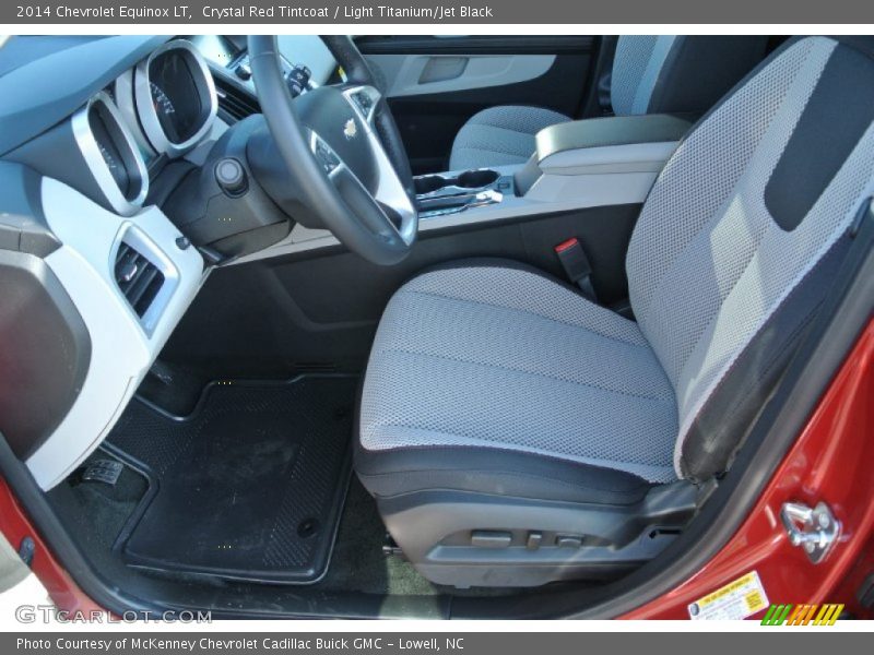 Crystal Red Tintcoat / Light Titanium/Jet Black 2014 Chevrolet Equinox LT