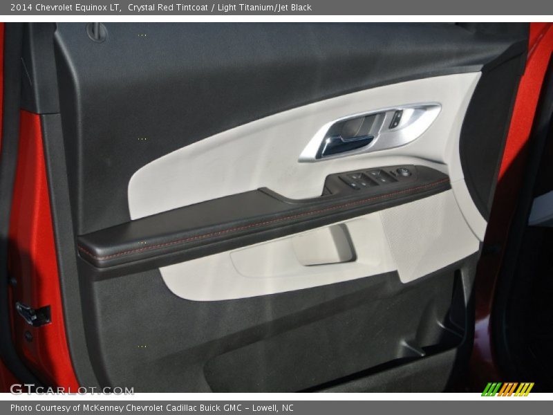 Crystal Red Tintcoat / Light Titanium/Jet Black 2014 Chevrolet Equinox LT