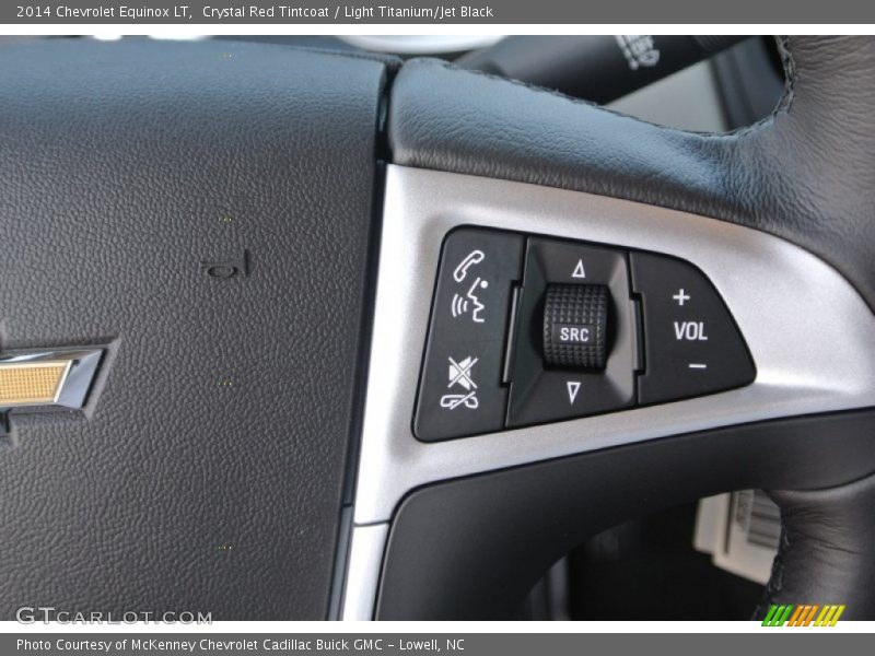 Crystal Red Tintcoat / Light Titanium/Jet Black 2014 Chevrolet Equinox LT