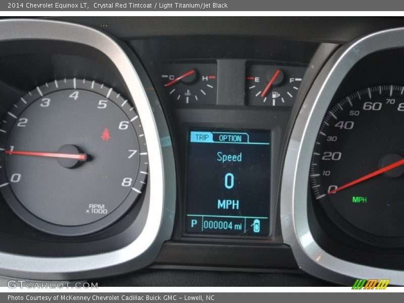 Crystal Red Tintcoat / Light Titanium/Jet Black 2014 Chevrolet Equinox LT