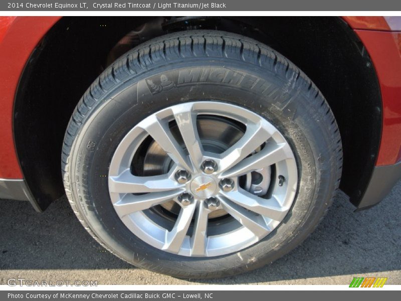Crystal Red Tintcoat / Light Titanium/Jet Black 2014 Chevrolet Equinox LT