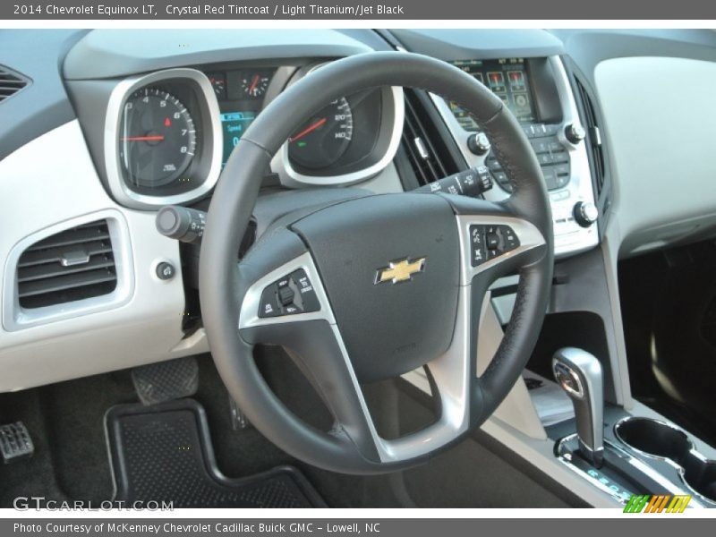 Crystal Red Tintcoat / Light Titanium/Jet Black 2014 Chevrolet Equinox LT
