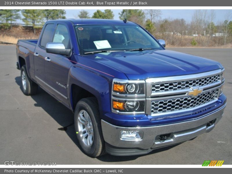 Front 3/4 View of 2014 Silverado 1500 LTZ Double Cab 4x4