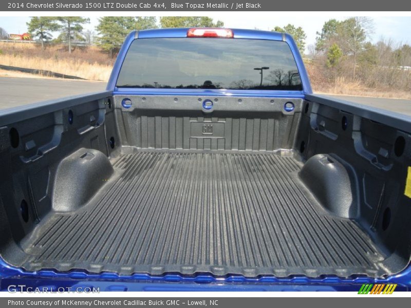 Blue Topaz Metallic / Jet Black 2014 Chevrolet Silverado 1500 LTZ Double Cab 4x4