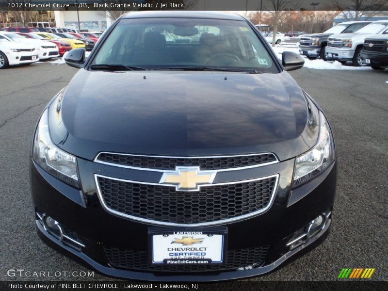 Black Granite Metallic / Jet Black 2012 Chevrolet Cruze LT/RS