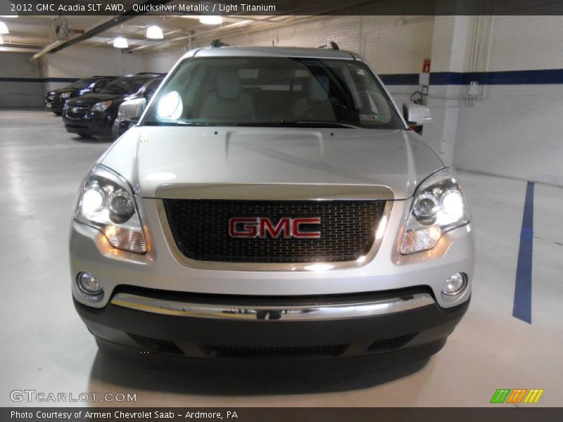 Quicksilver Metallic / Light Titanium 2012 GMC Acadia SLT AWD