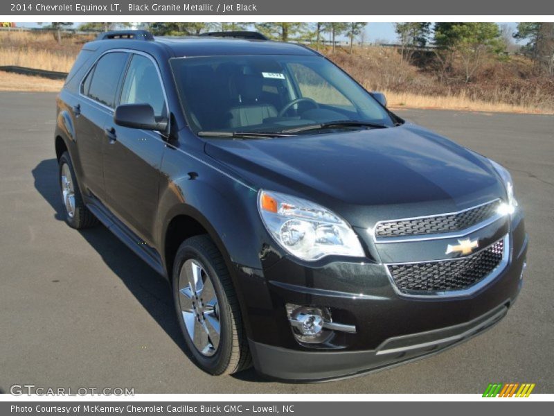Black Granite Metallic / Jet Black 2014 Chevrolet Equinox LT
