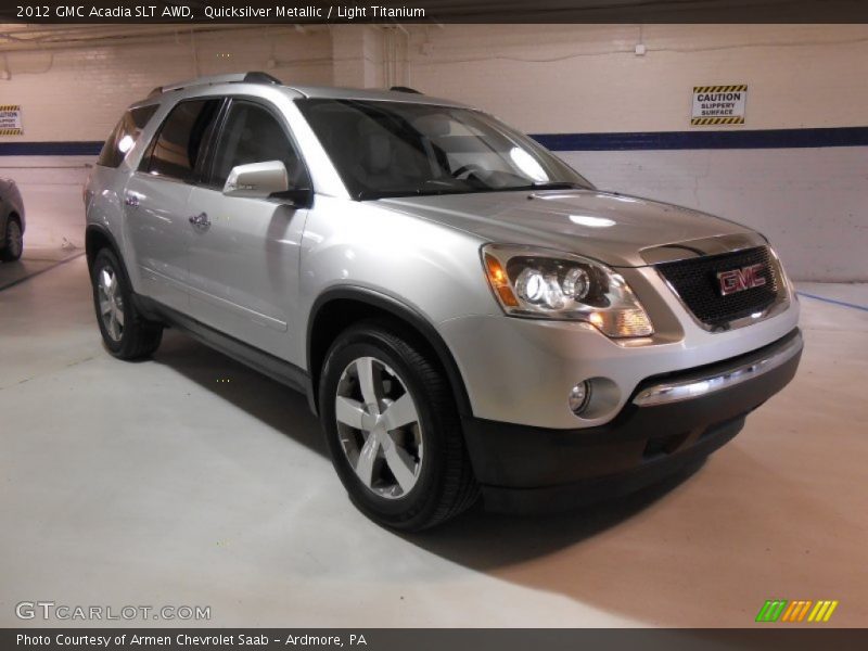 Quicksilver Metallic / Light Titanium 2012 GMC Acadia SLT AWD