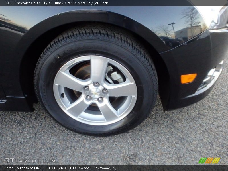 Black Granite Metallic / Jet Black 2012 Chevrolet Cruze LT/RS