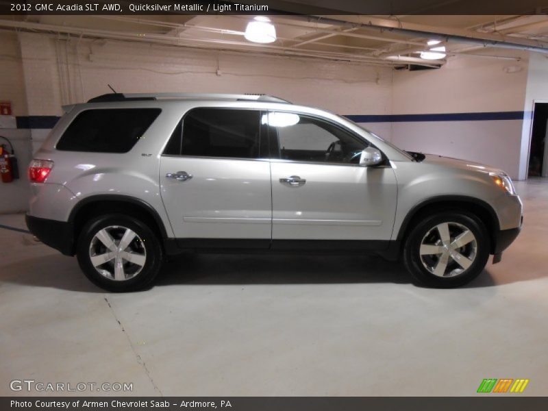 Quicksilver Metallic / Light Titanium 2012 GMC Acadia SLT AWD