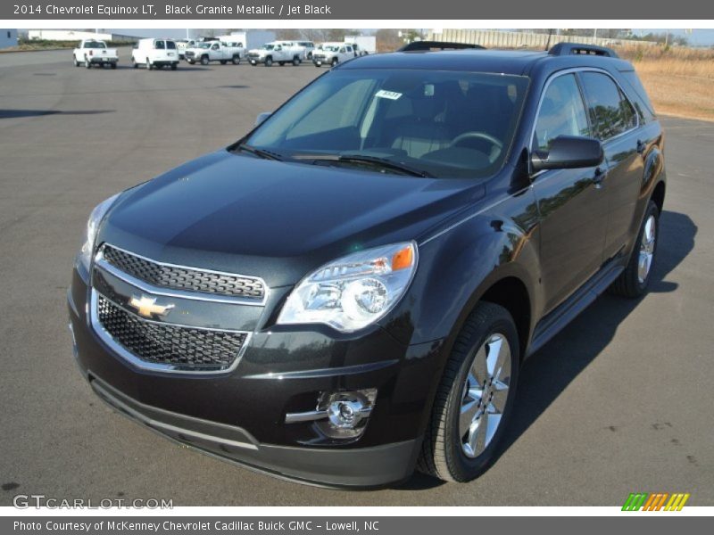 Black Granite Metallic / Jet Black 2014 Chevrolet Equinox LT