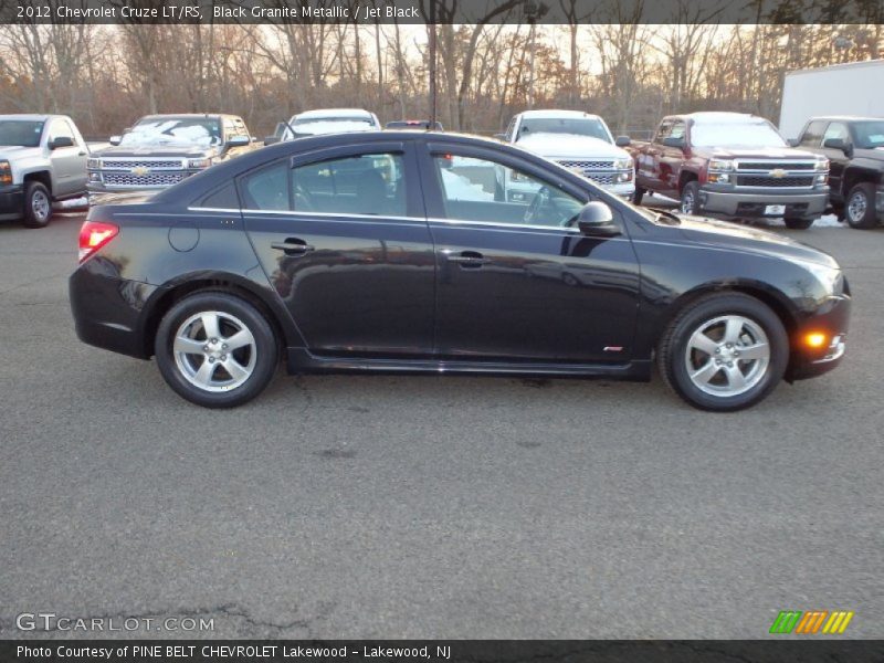 Black Granite Metallic / Jet Black 2012 Chevrolet Cruze LT/RS