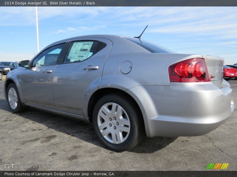 Billet Silver Metallic / Black 2014 Dodge Avenger SE