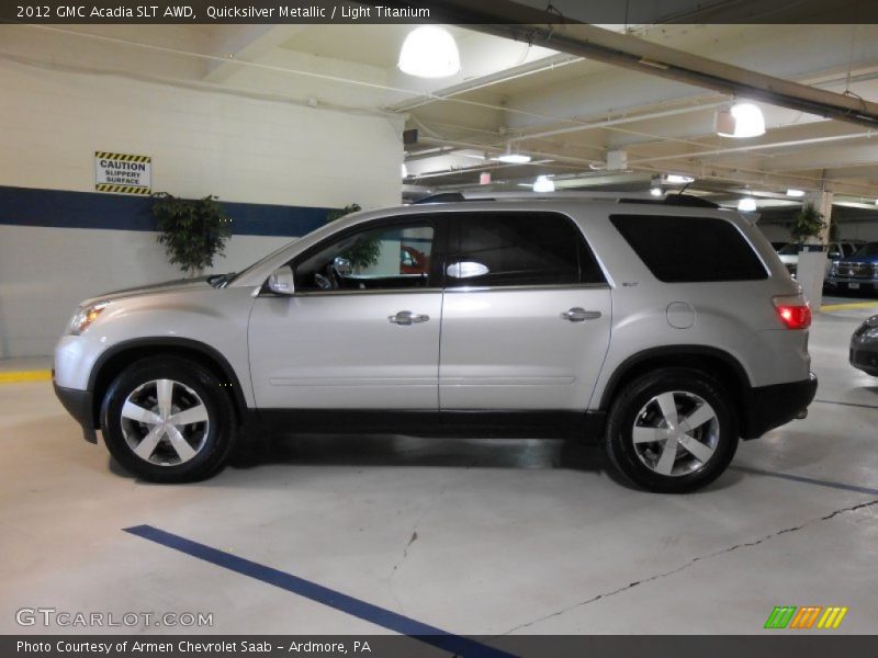 Quicksilver Metallic / Light Titanium 2012 GMC Acadia SLT AWD