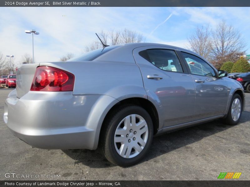 Billet Silver Metallic / Black 2014 Dodge Avenger SE