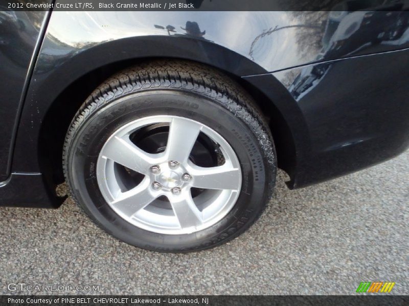 Black Granite Metallic / Jet Black 2012 Chevrolet Cruze LT/RS