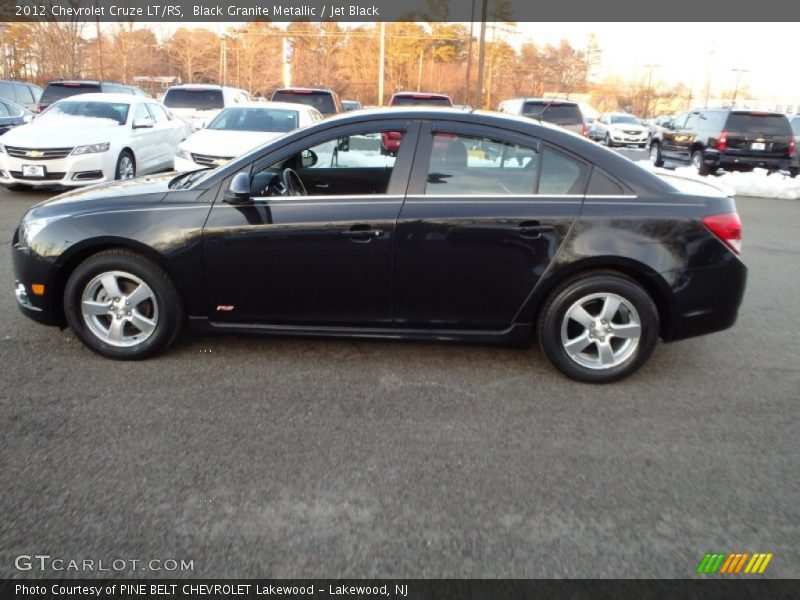 Black Granite Metallic / Jet Black 2012 Chevrolet Cruze LT/RS