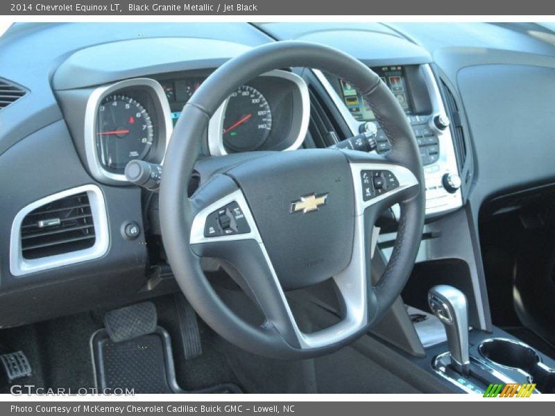 Black Granite Metallic / Jet Black 2014 Chevrolet Equinox LT
