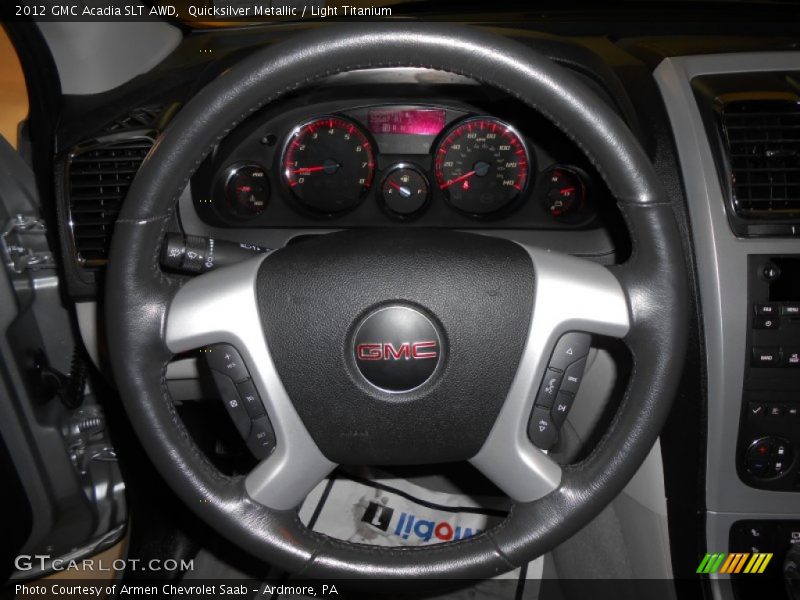 Quicksilver Metallic / Light Titanium 2012 GMC Acadia SLT AWD