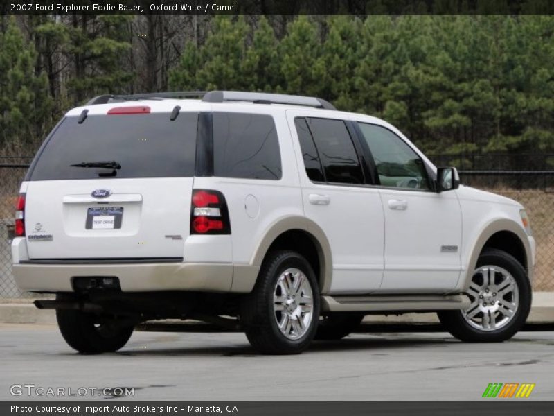 Oxford White / Camel 2007 Ford Explorer Eddie Bauer