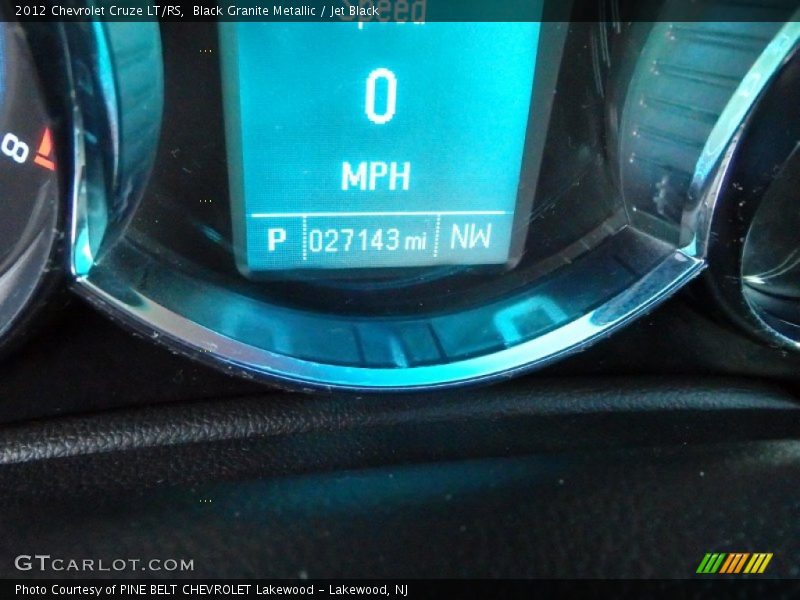 Black Granite Metallic / Jet Black 2012 Chevrolet Cruze LT/RS