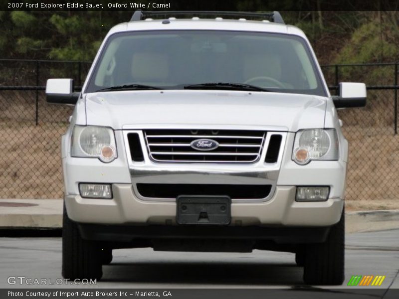 Oxford White / Camel 2007 Ford Explorer Eddie Bauer