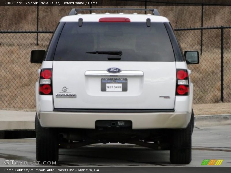Oxford White / Camel 2007 Ford Explorer Eddie Bauer